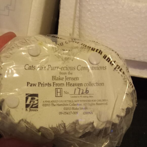 Cats are Purr-ecious Companions from the Blake Jensen Paw Prints from Heaven Col - Picture 3 of 4